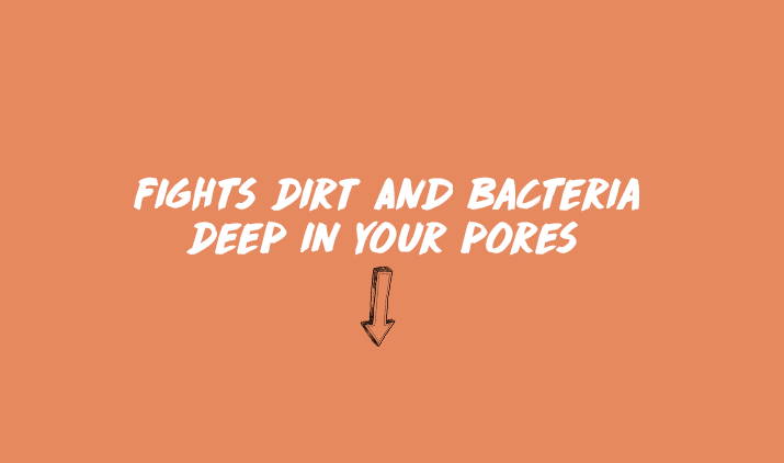 fights dirt and bacteria